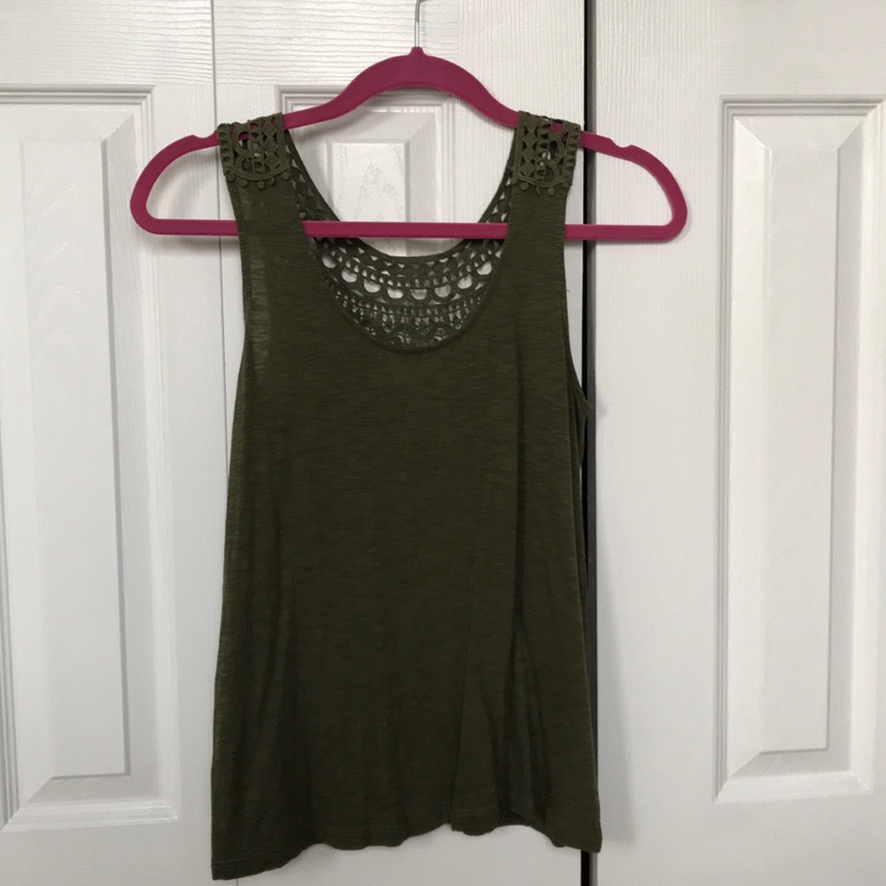 Old Navy army green tank top